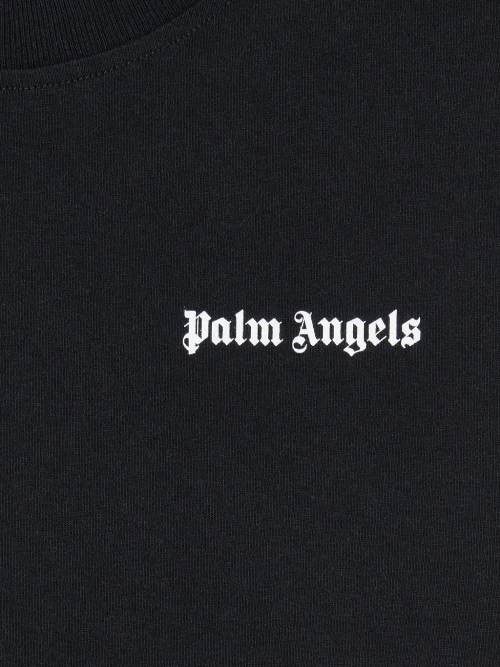 Футболки с логотипом (комплект из трех штук) Palm Angels Kids, черный — фото 4