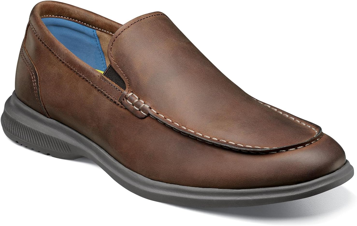 

Мужские лоферы Florsheim Hamptons с мысом-мокасином, Brown Crazy Horse