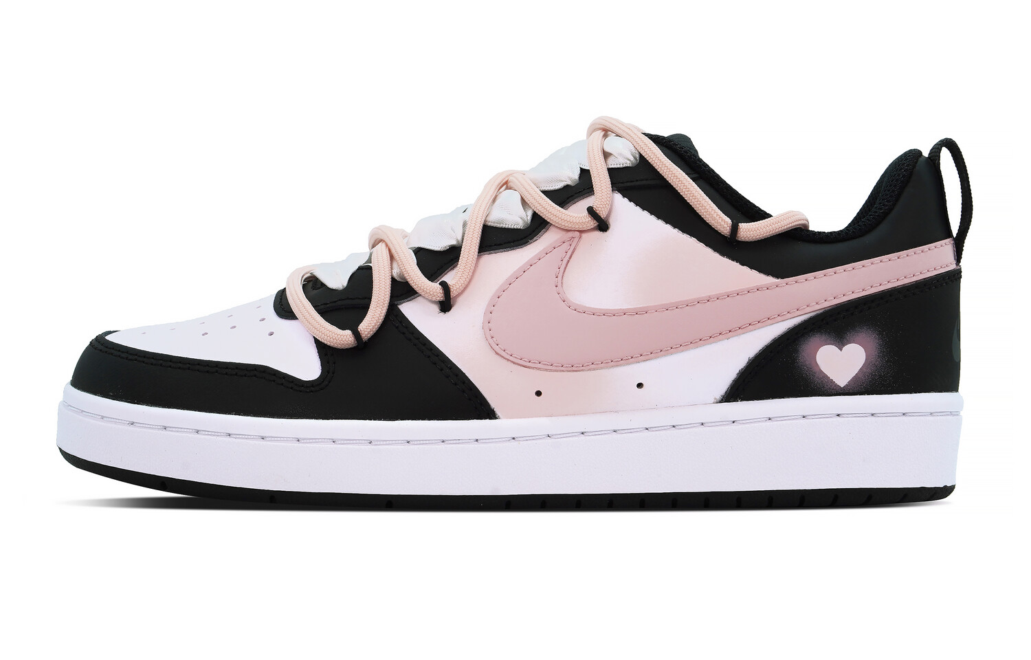 

Женские кроссовки для скейтбординга Nike Court Borough Low, Black/Pink