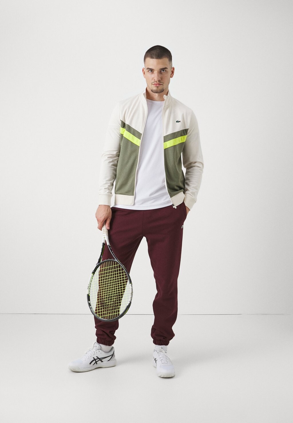 

Толстовка Lacoste Sport, кремовый