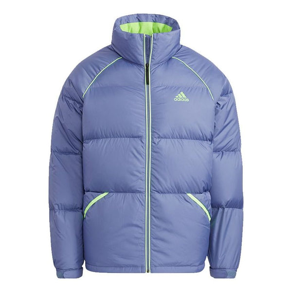 

Пуховик adidas Terrex Super Puffy JKT Outdoor Sports Stay Warm Stand Collar Down Jacket Royal blue, синий