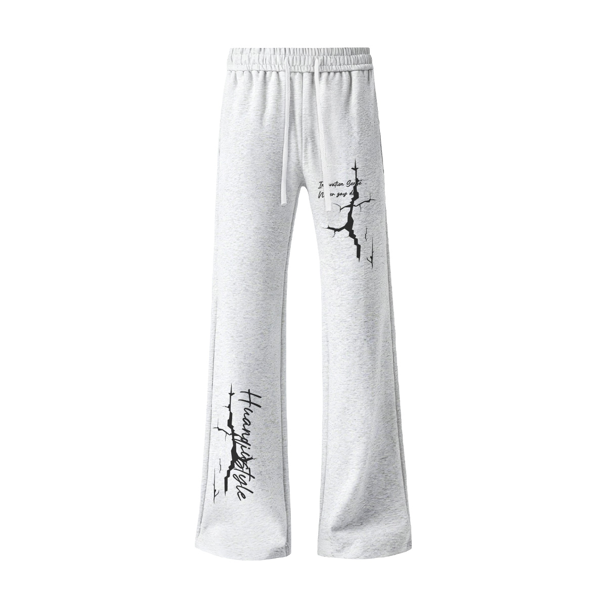 

Повседневные брюки Unisex Moderate Scimitar HUANQIU, белый heather серый