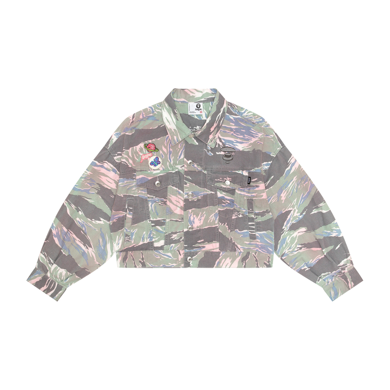 

Куртка унисекс камуфляж MLE Aape, цвет Camouflage MLE