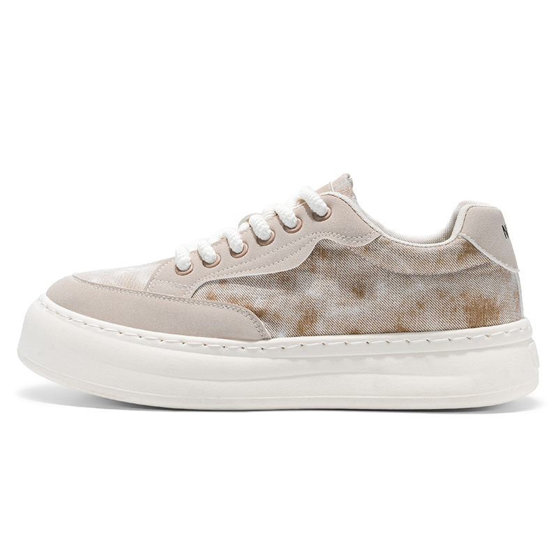 

City camel Легкие и дышащие низкие скейтерские кроссовки мужские хаки, цвет Khaki