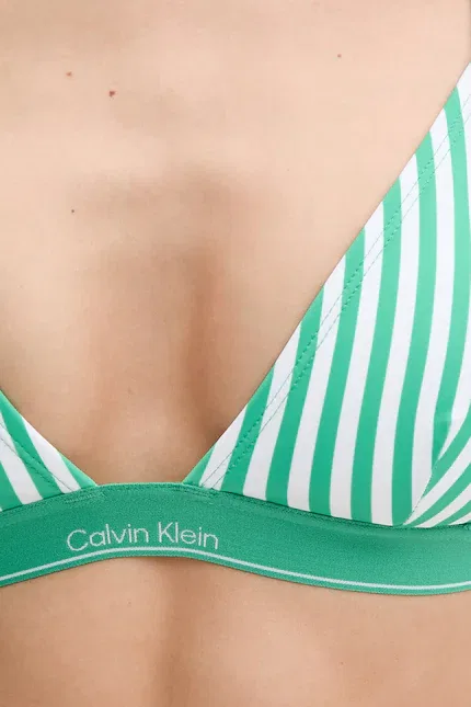 Купальник бикини трикотажный Calvin Klein, зеленый — фото 4