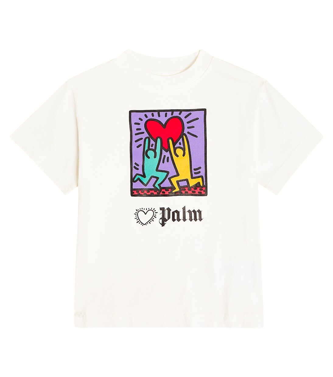 

Футболка из хлопкового джерси x keith haring Palm Angels Kids, белый