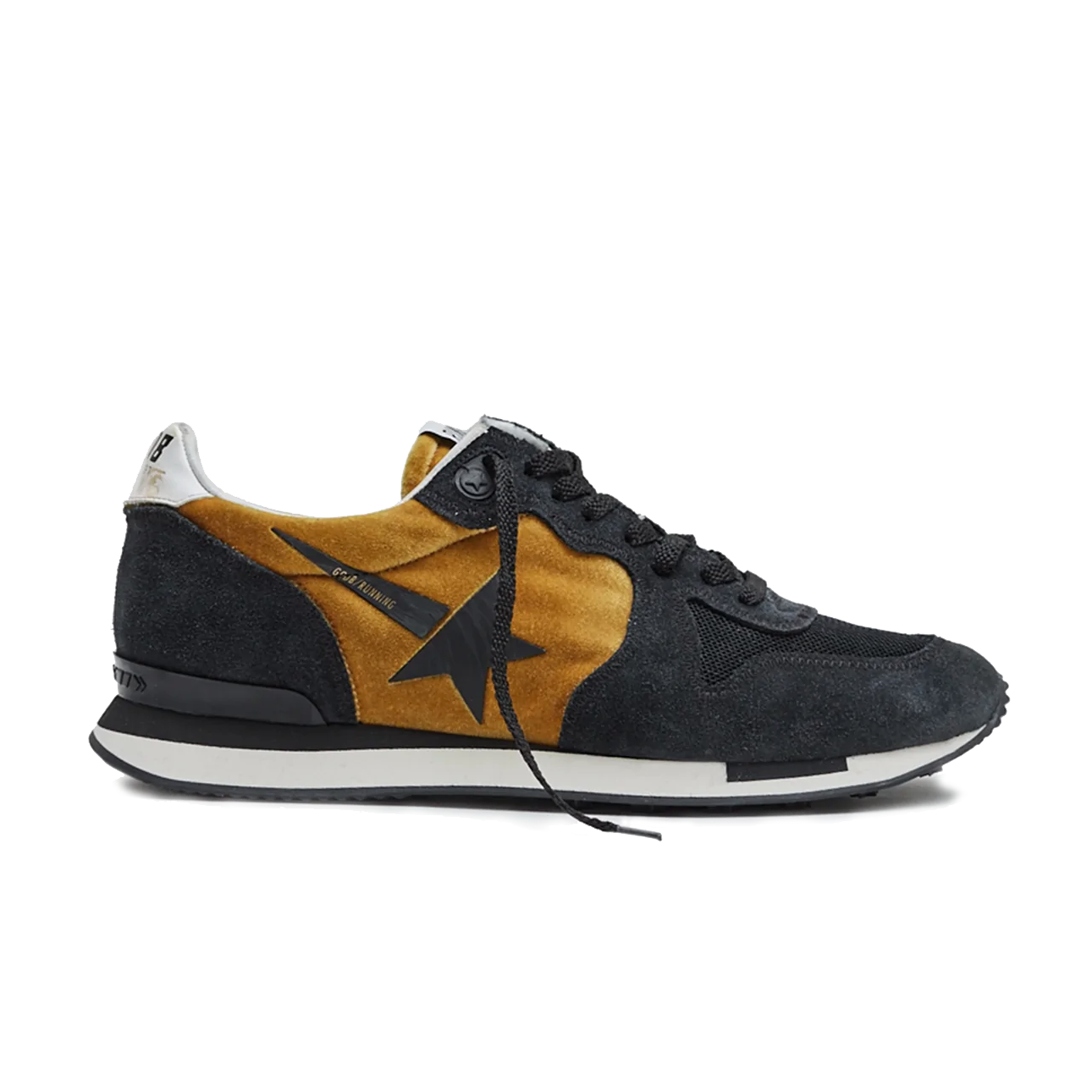 

Черные кожаные мужские кроссовки Golden Goose
