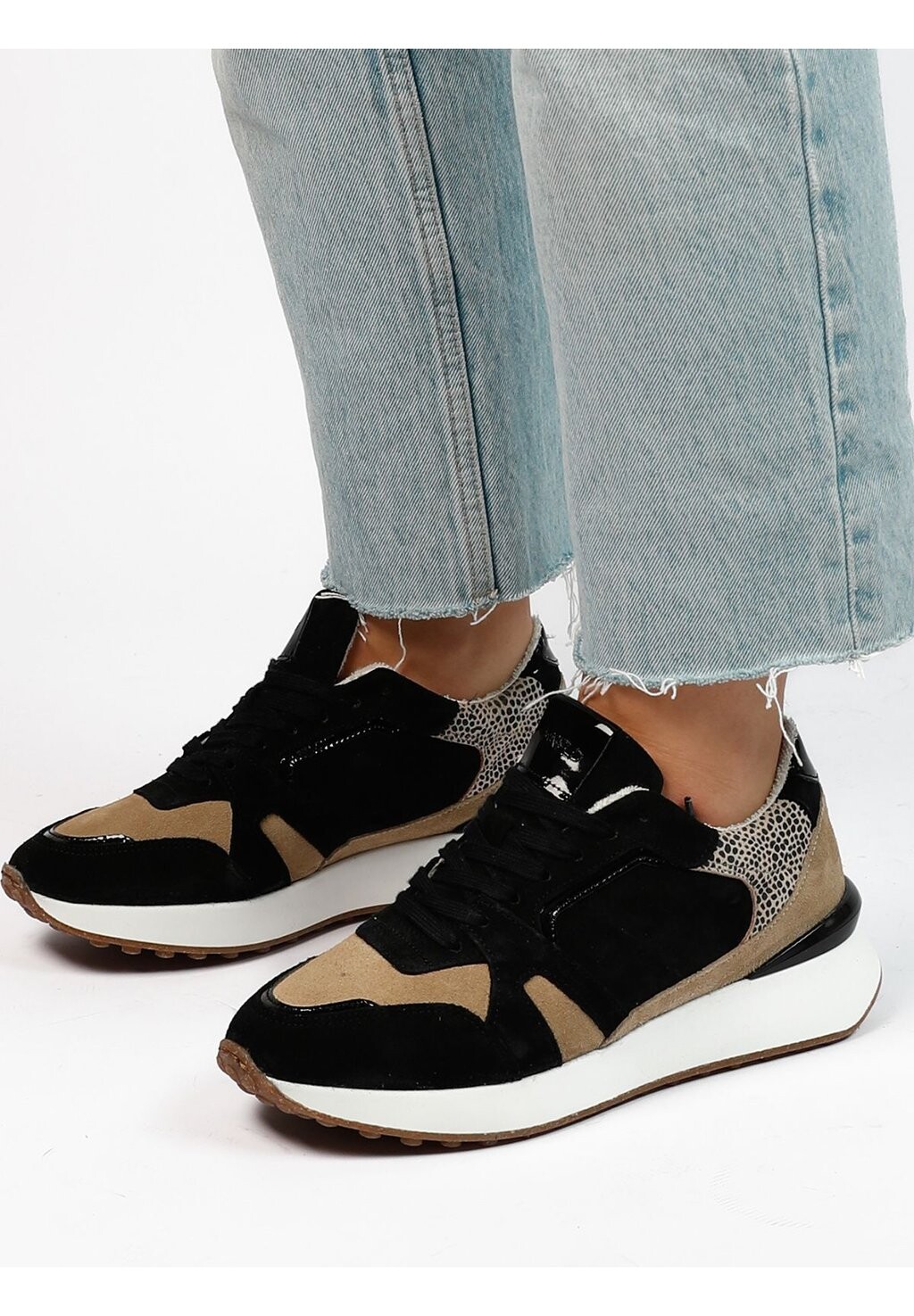 

Низкие кроссовки MIT LACK-DETAILS Manfield, цвет schwarz