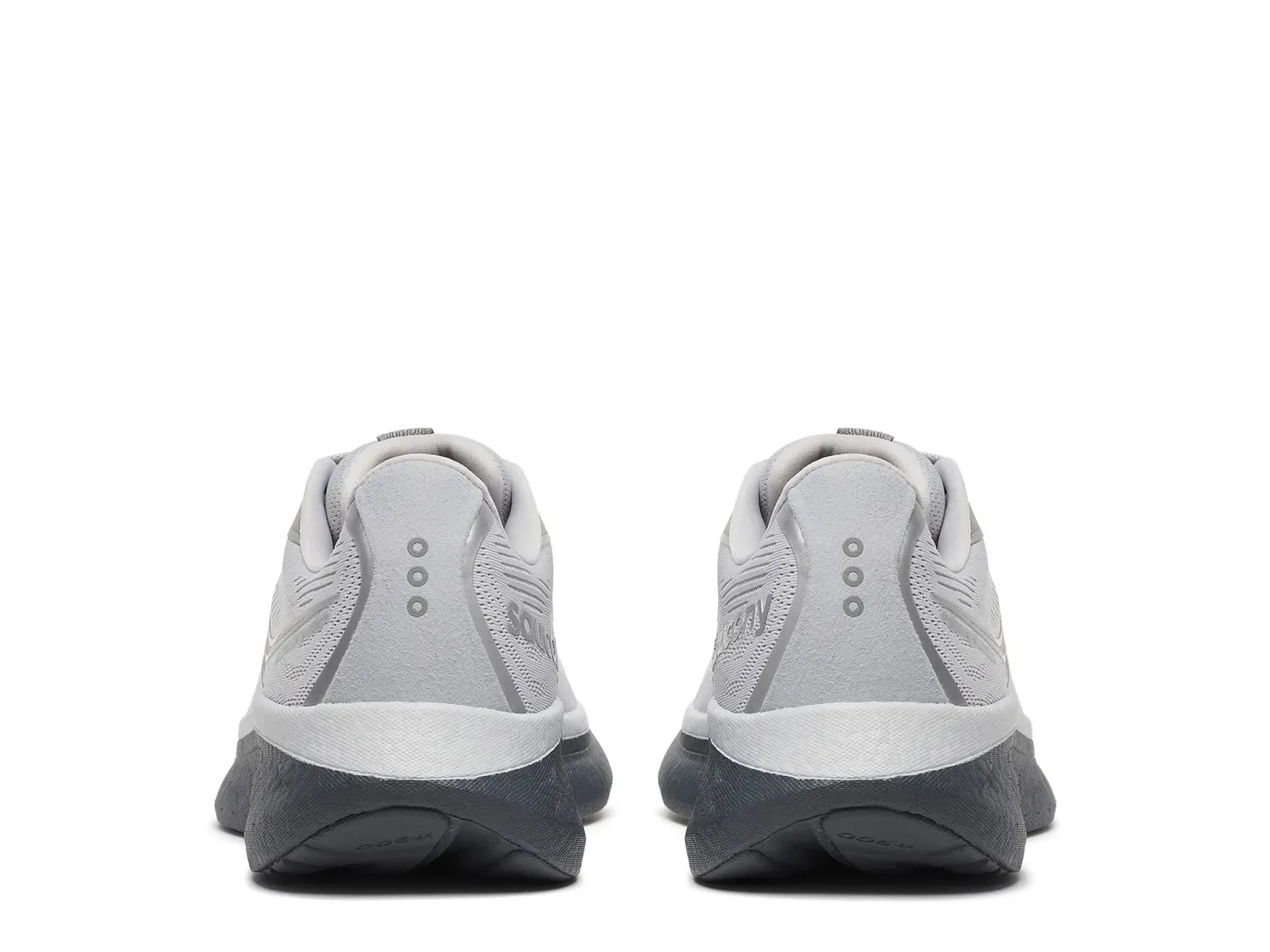 Кроссовки для бега Saucony Ride 18 — мужские, светло-серые/темно-серые — фото 4