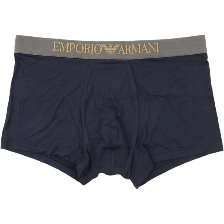EMPORIO ARMANI Трусы боксеры с логотипом на поясе, набор из 2 штук — фото 4