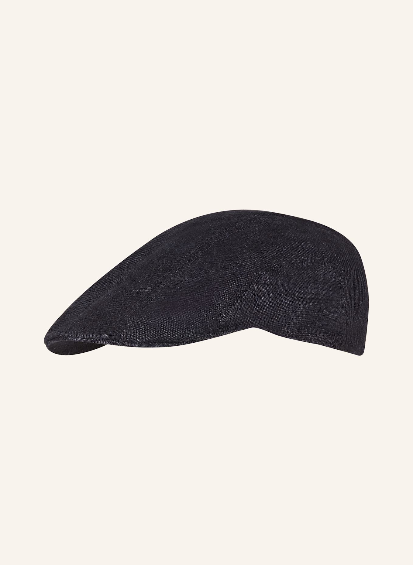 

Плоская кепка из льна и плюща Stetson, серый