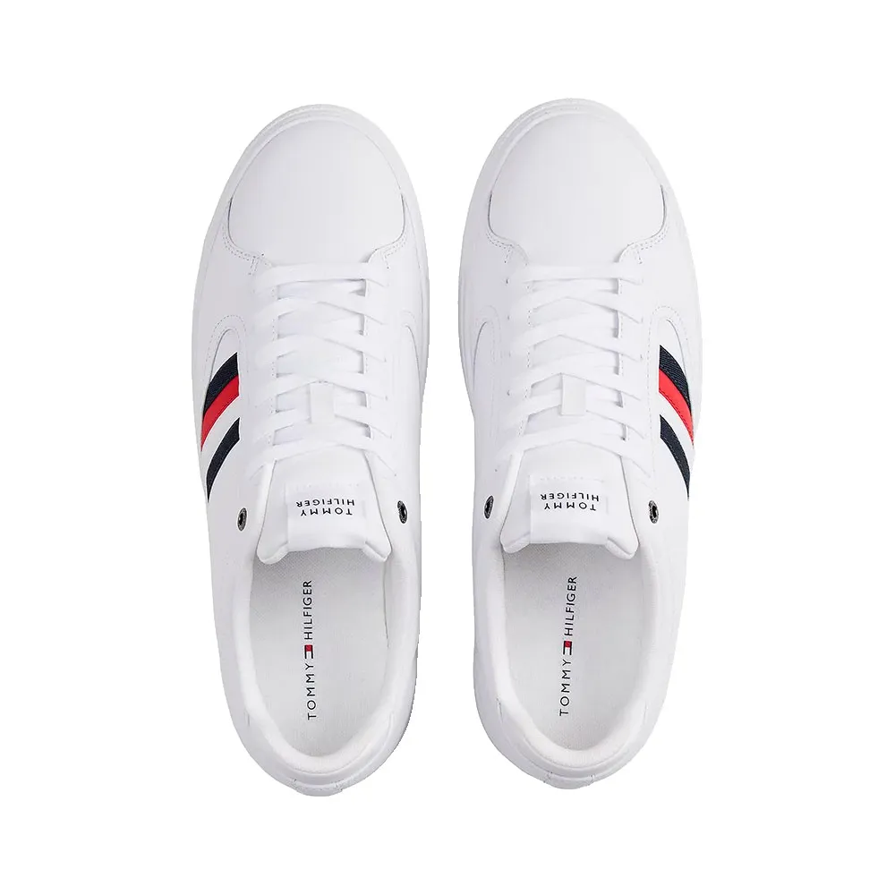 Кроссовки Tommy Hilfiger Icon Court Stripes, белый — фото 4