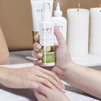 OPI Pro Spa Защитная сыворотка для рук Питательный увлажняющий крем для рук Антивозрастной препарат для ногтей 112 мл — фото 3