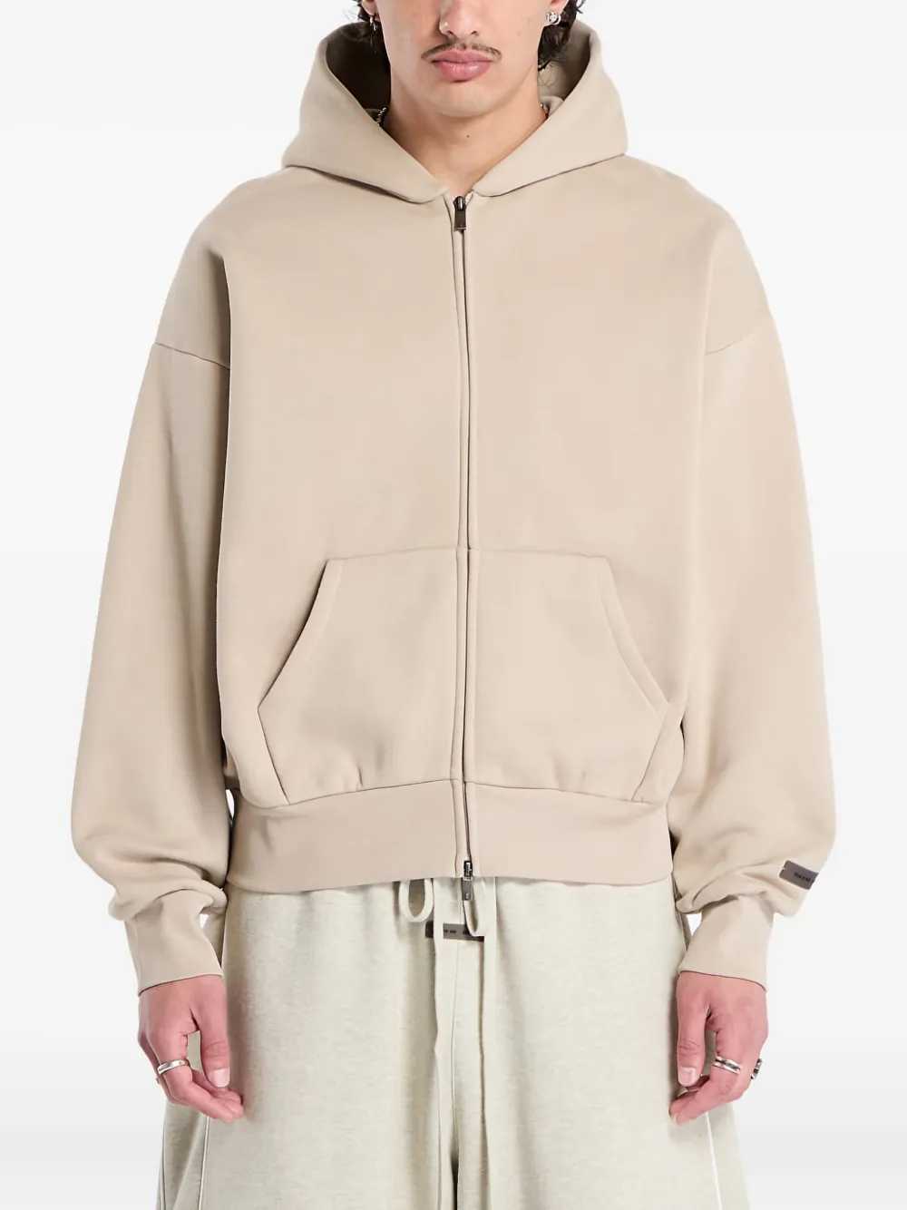 

Толстовка с длинными рукавами и застежкой-молнией FEAR OF GOD ESSENTIALS, нейтральный