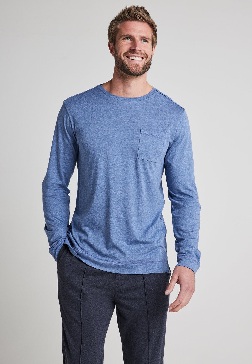 

Верх пижамы LONGSLEEVE Jockey, синий