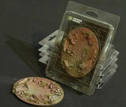 

Подставки Gamers Grass: Badlands овальные 120 мм (1 шт.) Inna marka