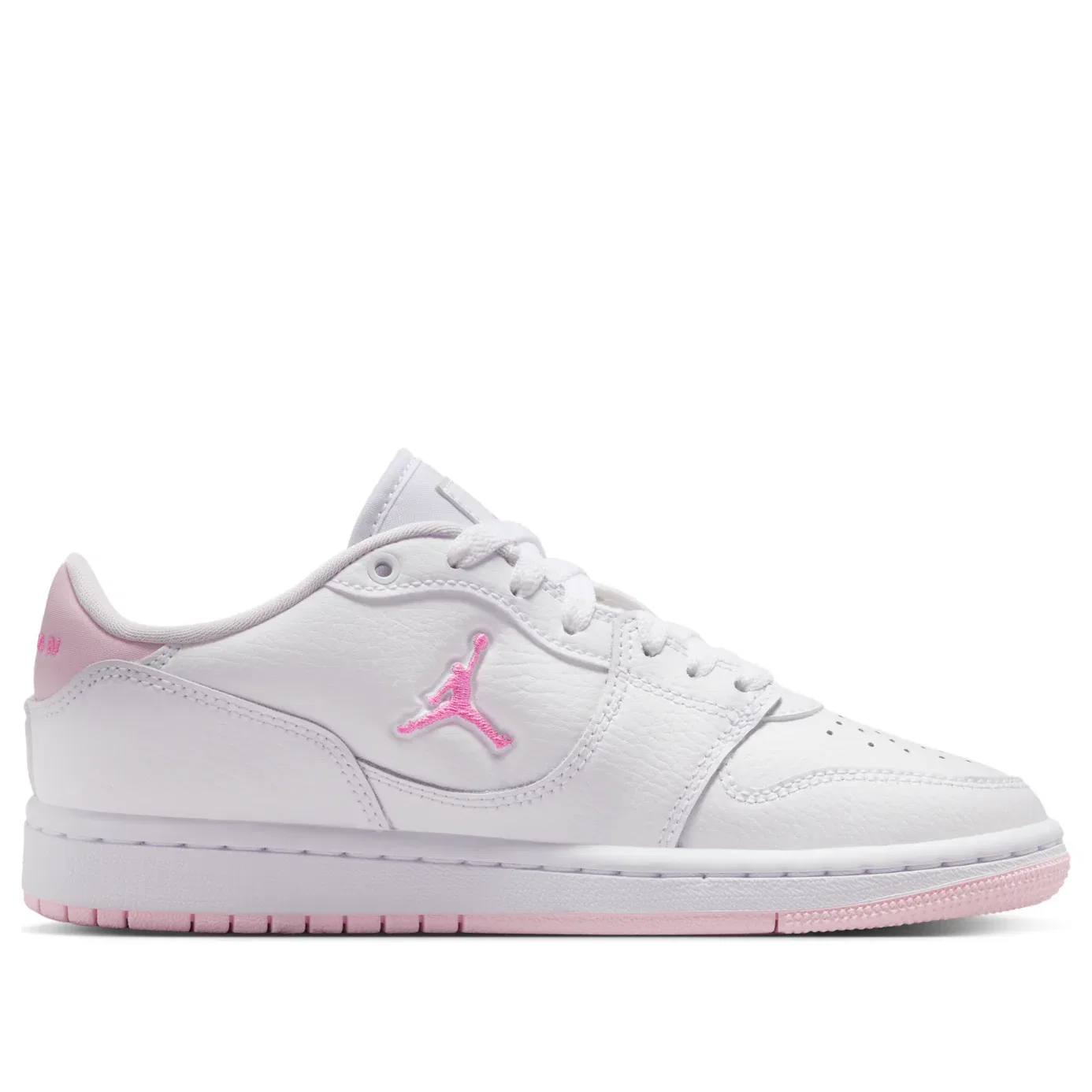Кроссовки Air Jordan Court Connect Low 'White Pink Foam' IQ6016-101, белый — фото 2