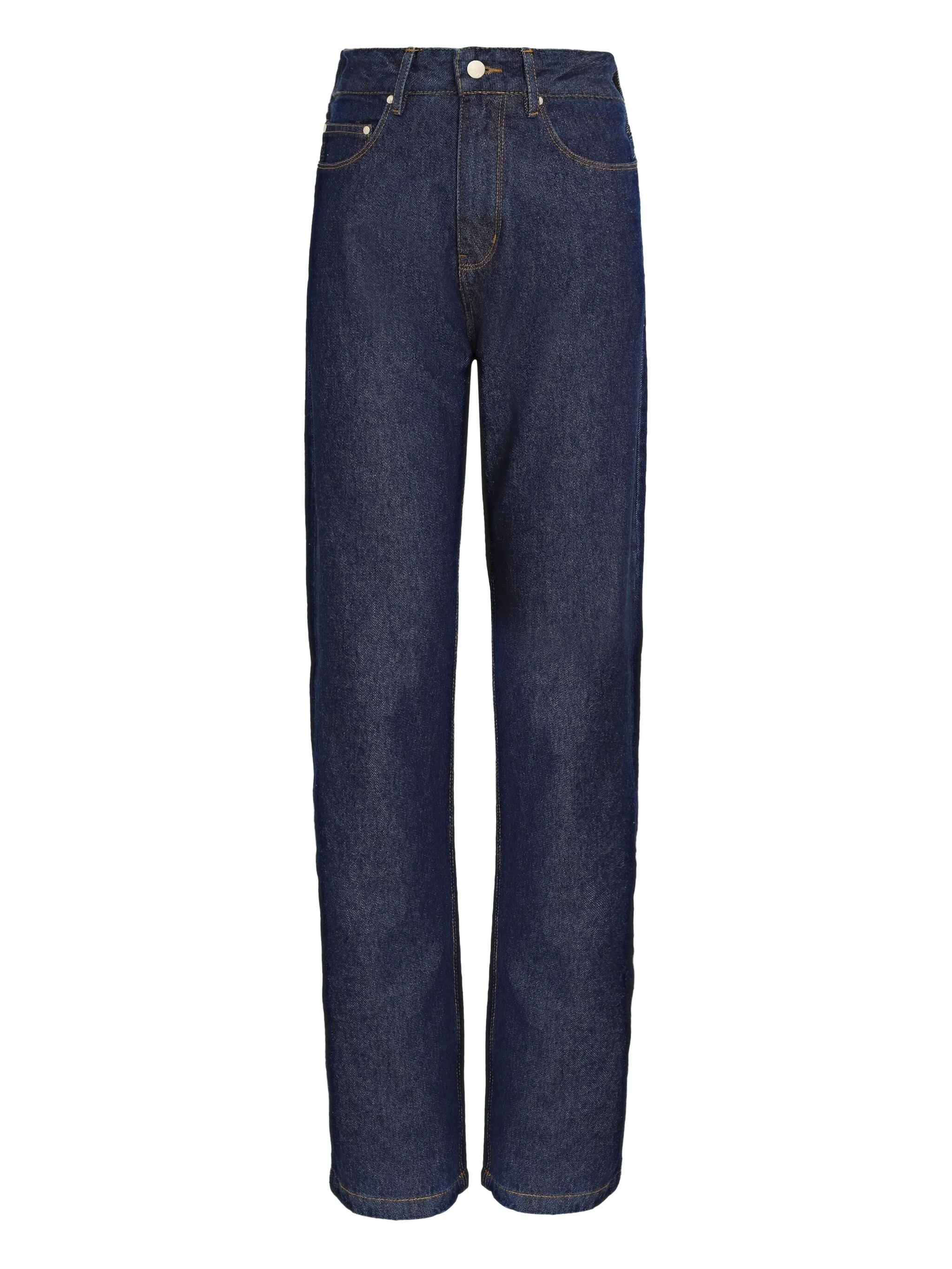 

Прямые джинсы с нашивками Amapô, синий