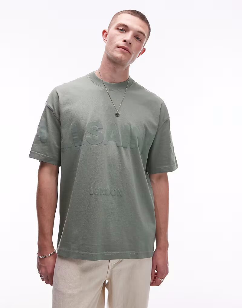 

Футболка Allsaints Biggy в цвете Island Green