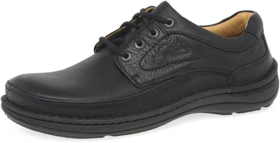 Туфли лоферы Clarks Derby, Black Leather