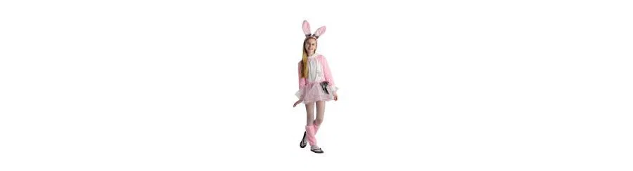 Костюм пасхального кролика Energizer для девочек Dress Up America, розовый — фото 3