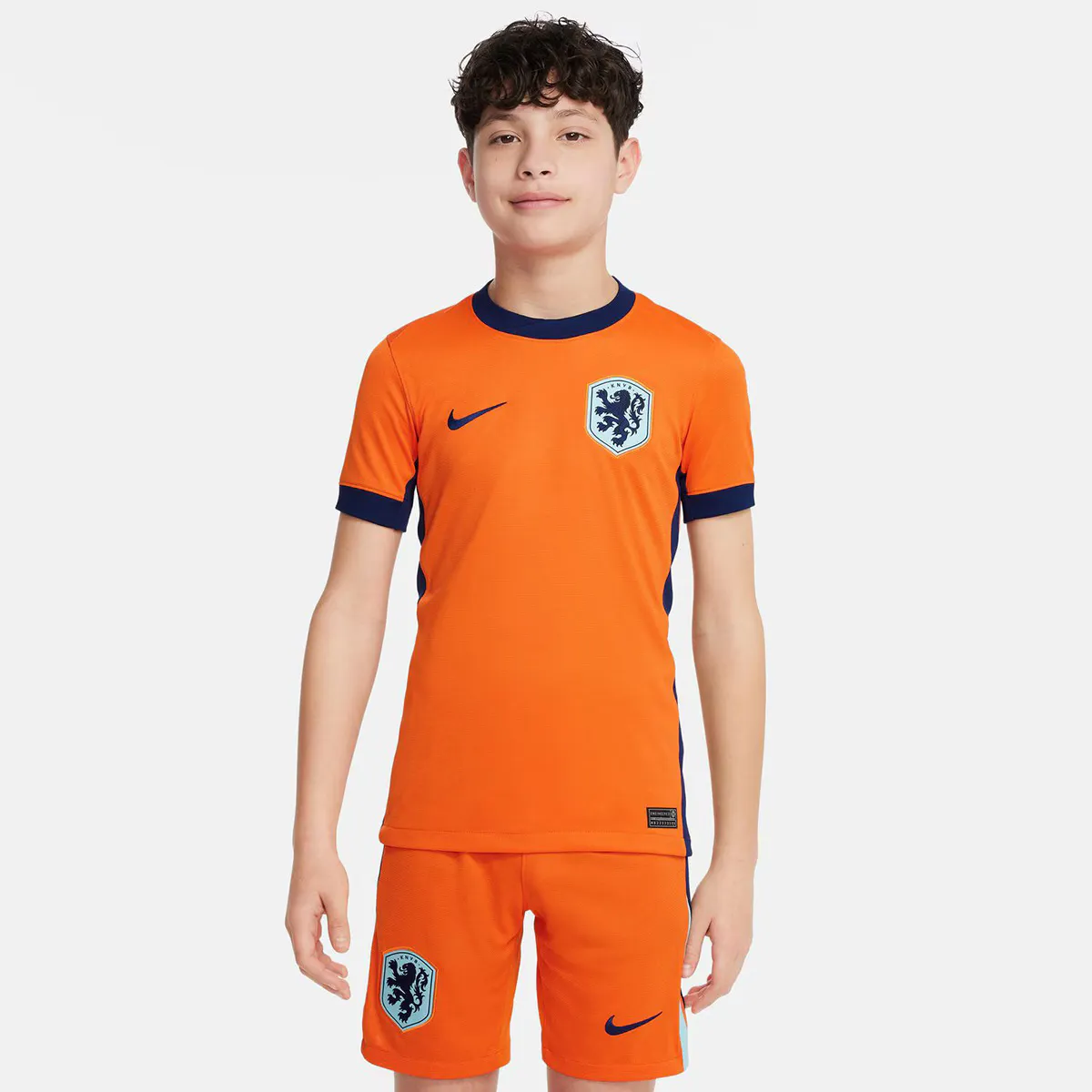 

Футболка Nike Kids' Home для стадиона Нидерланды 2024, оранжевый