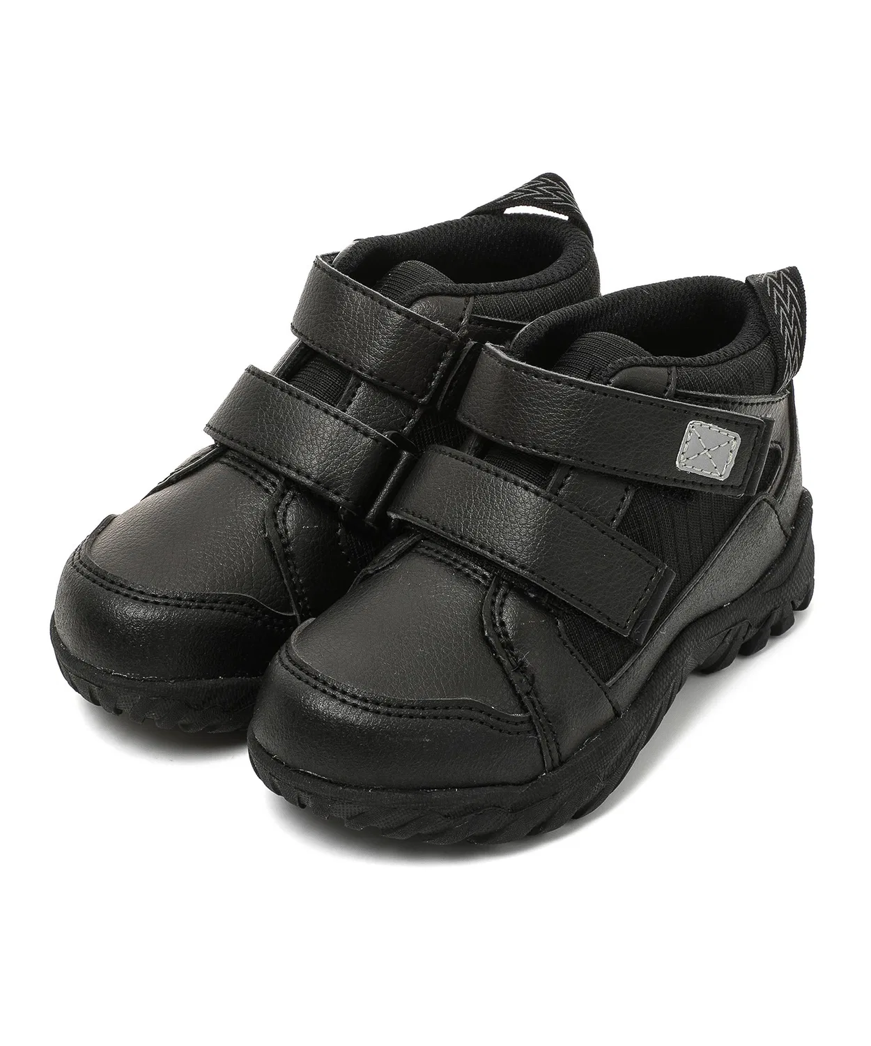 Ботинки походные IFME Vibram с двойным ремнем, водоотталкивающие, нескользящие, черные