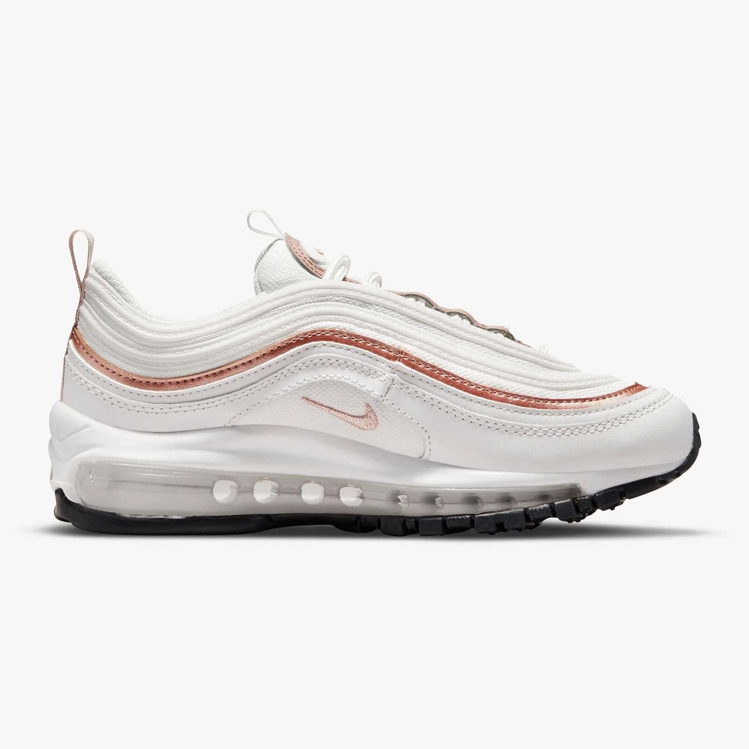 Мужские кроссовки для бега Nike Air Max 97 (GS) Competition, белый/красный/бронзовый — фото 2