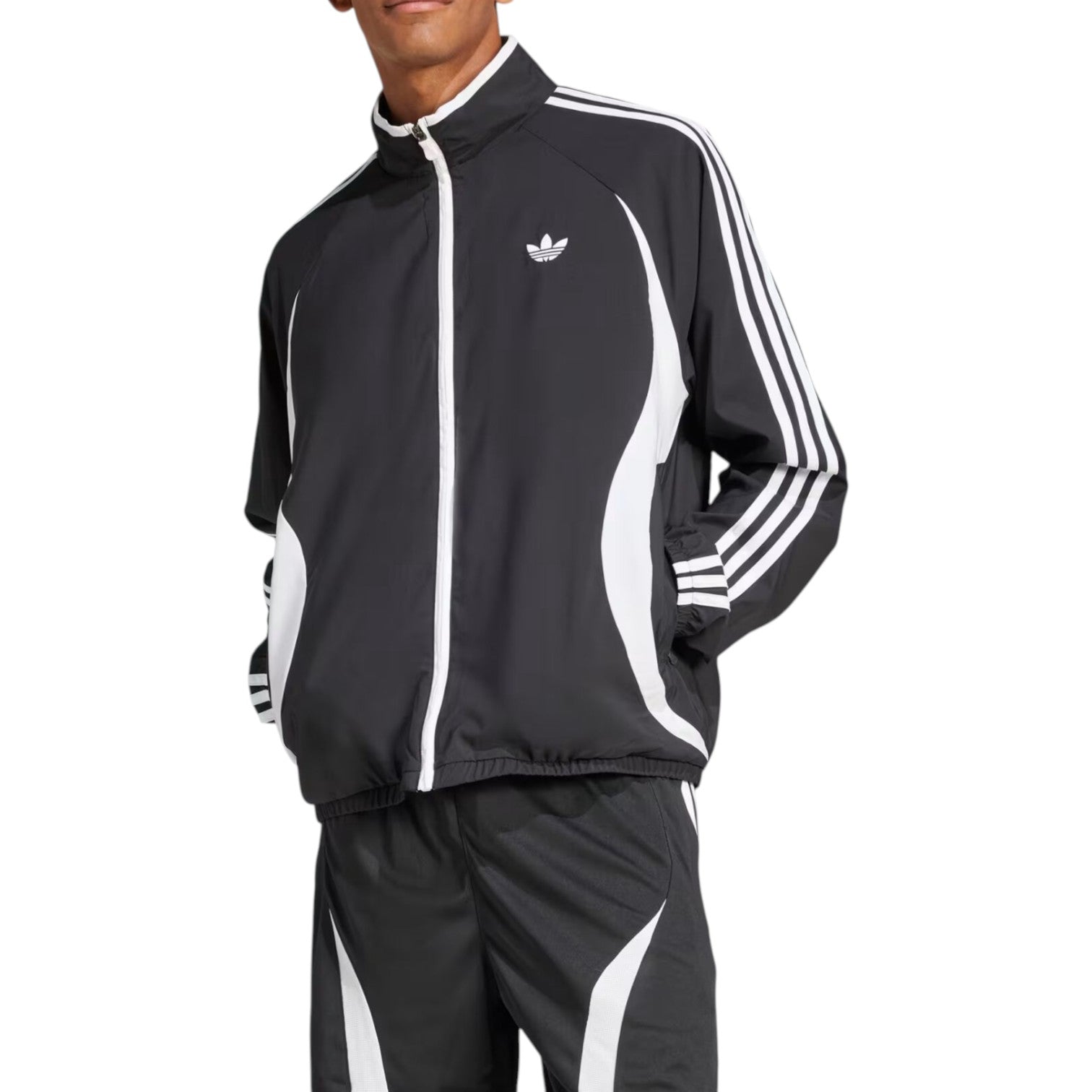 Спортивная футболка Adidas Adicolor Teamgeist 'Black White' — фото 2