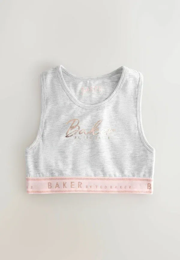 Топ укороченный Regular fit 3 pack Baker By Ted Baker, розовый бант — фото 2