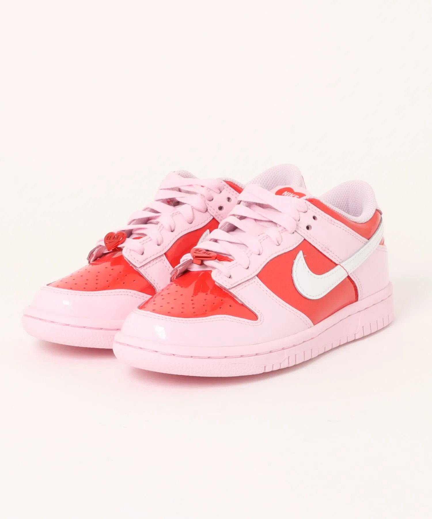 NIKE 225-25(H) DUNK LOW BG KIQ0218 663PNKFOM/SMTWH