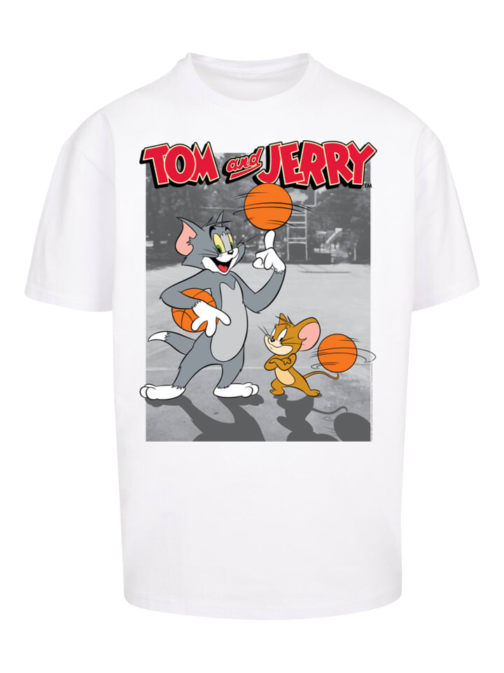 

Футболка F4NT4STIC Tom und Jerry Basketball Buddies, белый