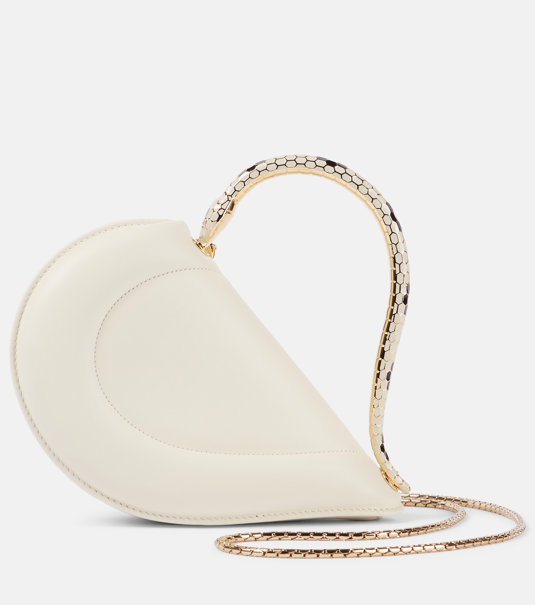 

Сумка Serpenti Cuore 1968 из кожи Bvlgari, Perla White