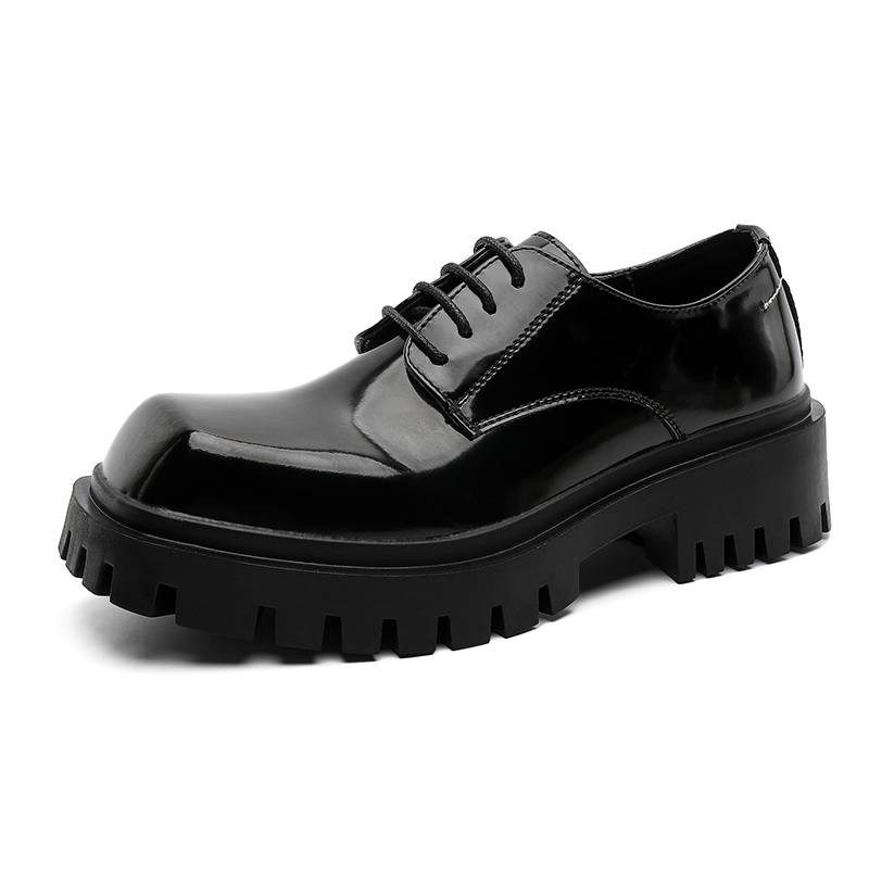 

Мужская повседневная обувь с низким верхом SOBB, Black Glossy Leather