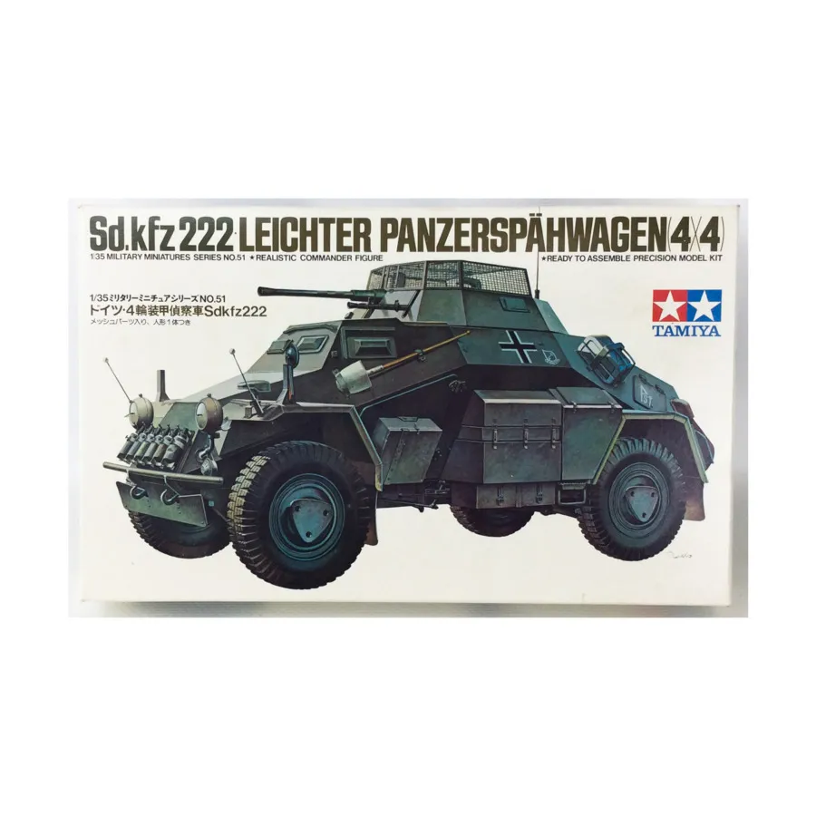 

Sd.Kfz 222 Leichter Panzerspahwagen (4x4), WWII Tank Models - 1/35 Scale