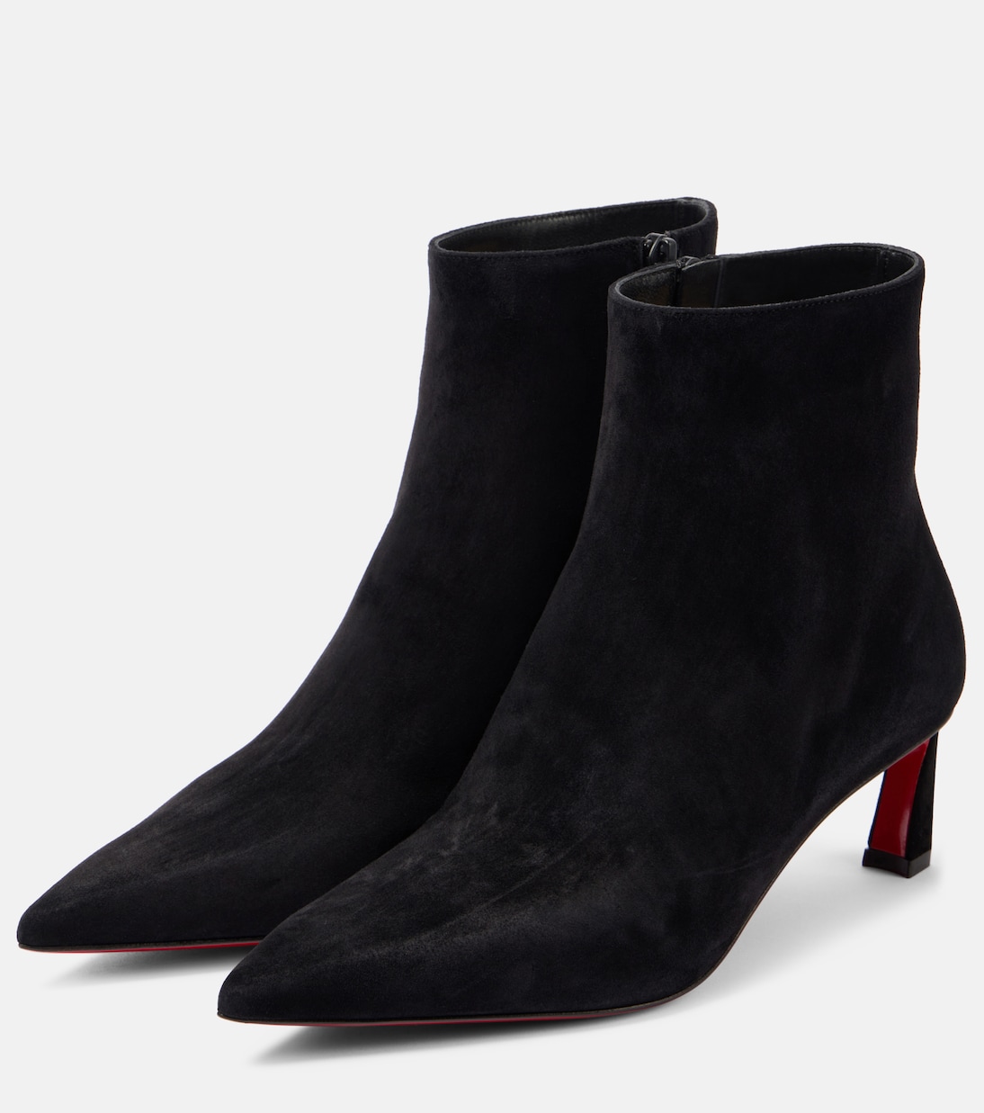 Ботинки Condra 55 высотой до щиколотки из замши Christian Louboutin, черный — фото 4