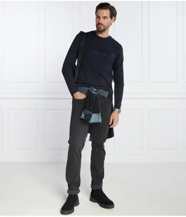 Футболка с длинным рукавом Togn 3 regular fit Boss Green, темно-синий — фото 2