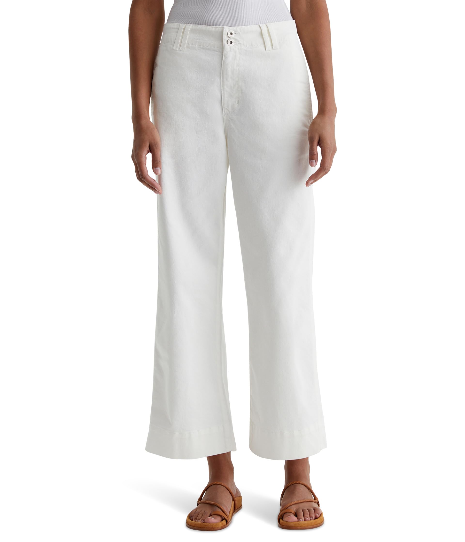 

Брюки AG Jeans Natasha Mid-Rise Wide Leg In Powder, Powder