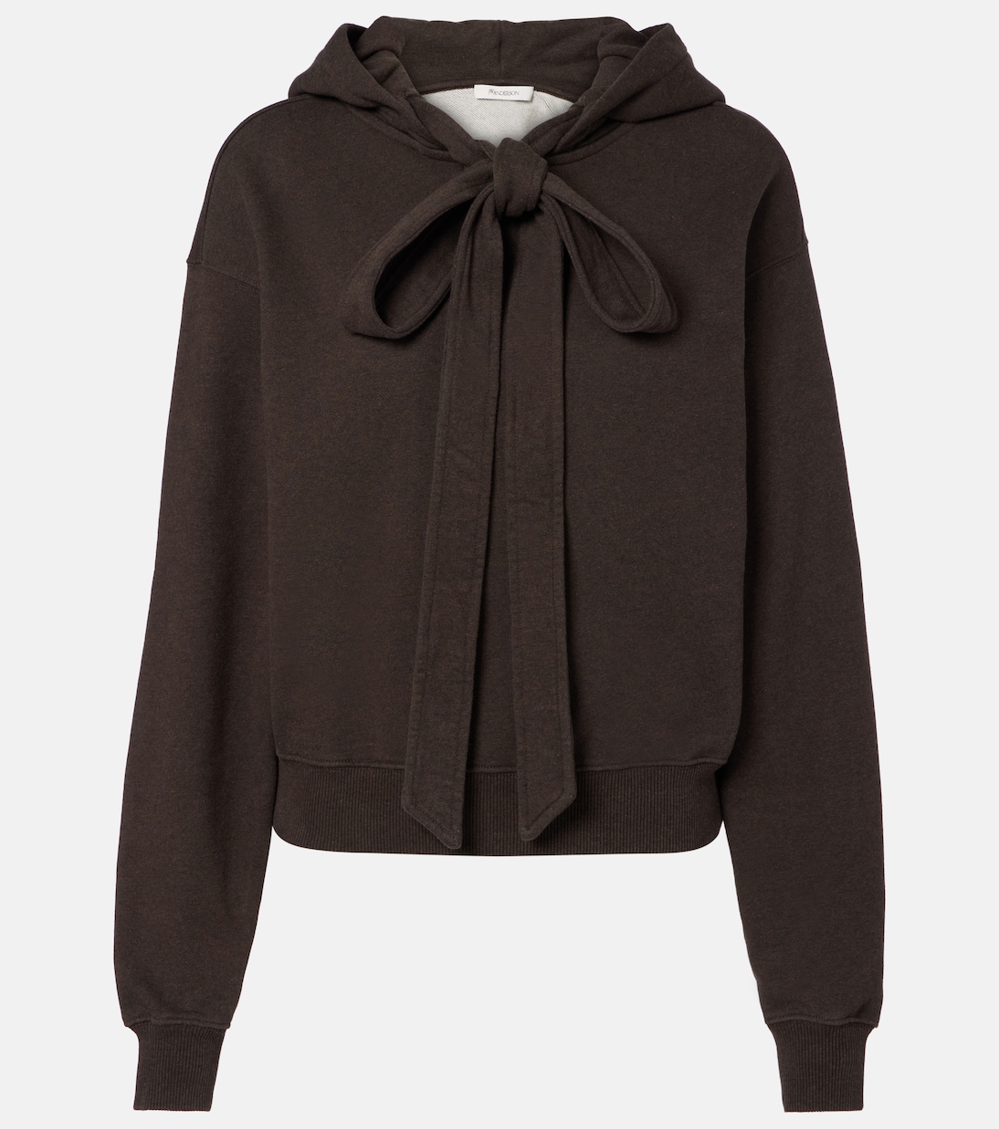 

Толстовка из хлопкового джерси JW Anderson, Dark Brown Melange