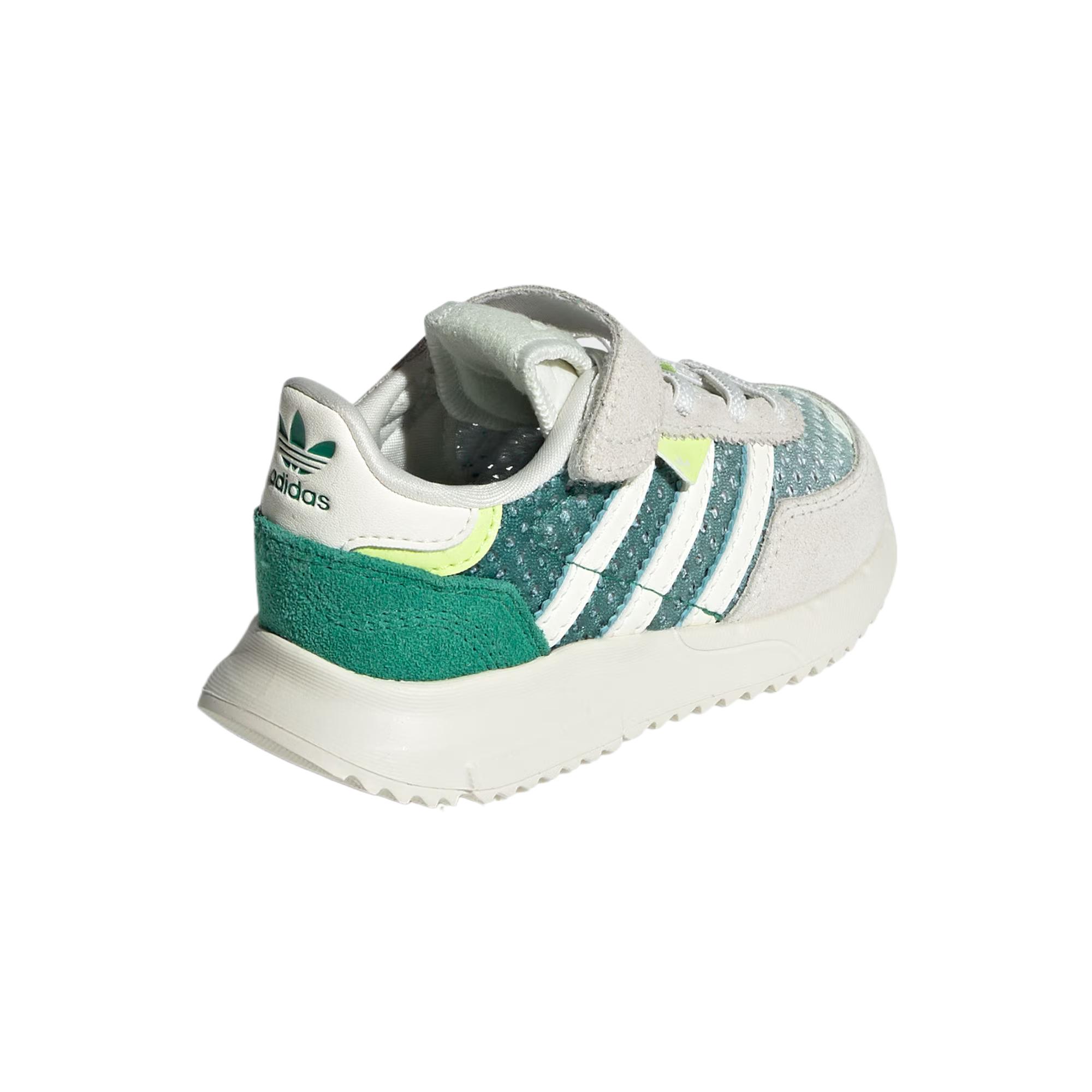 Retropy F2 устойчивые к истиранию низкие детские ботинки Infant And Toddler Adidas Originals, зеленый/белый — фото 4