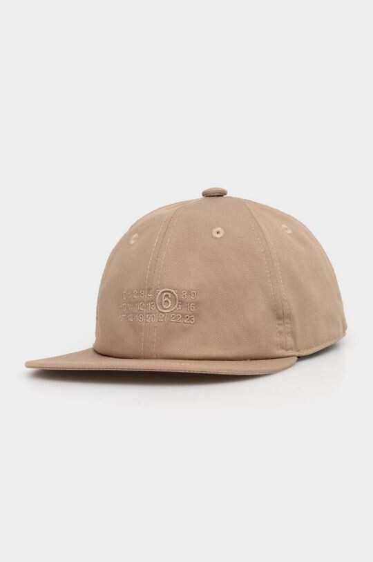 

Кепка MM6 Maison Margiela, бежевый