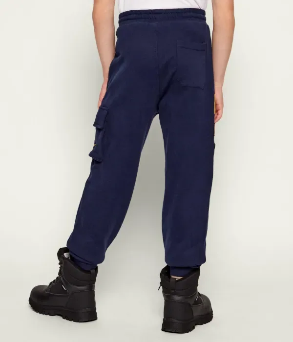Спортивные штаны regular fit Aeronautica Militare, темно-синий — фото 3