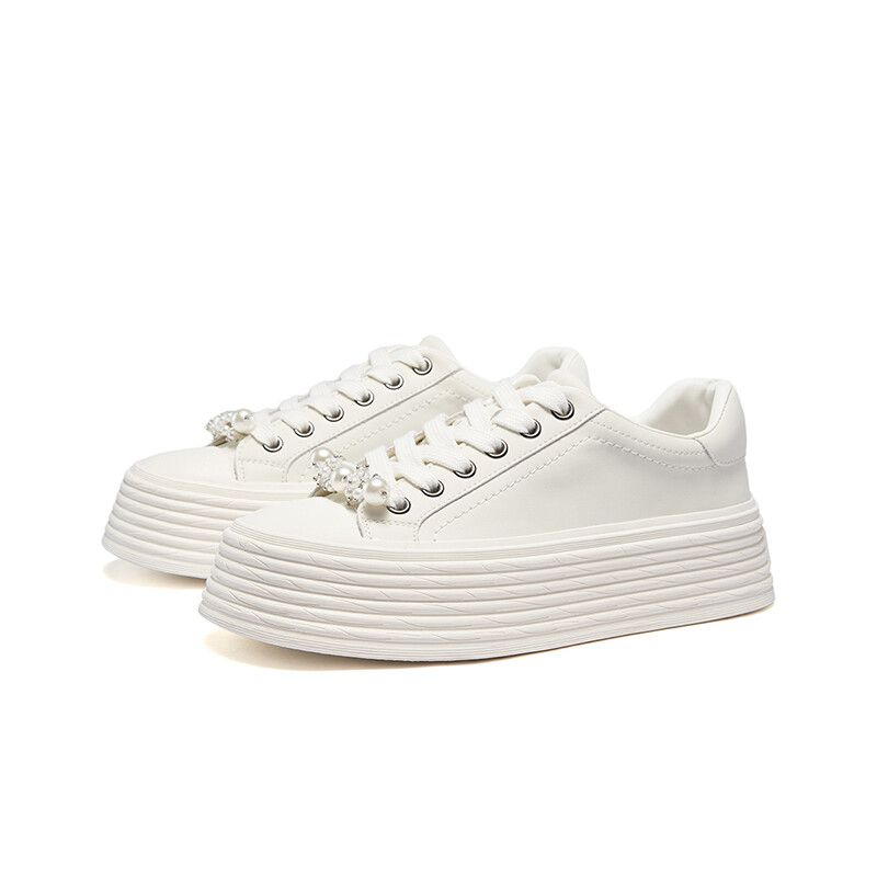 

Кеды, обувь для скейтбординга женская низкая St&Sat, черный