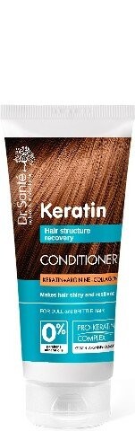 

Доктор Sante, Keratin Hair, восстанавливающий кондиционер для ломких и тусклых волос, 200 мл, Dr. Sante