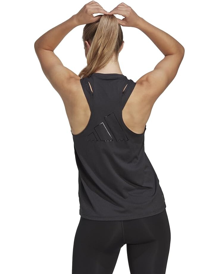 

Топ Adidas Aeroready Training Essentials 3-Bar Tank Top, черный