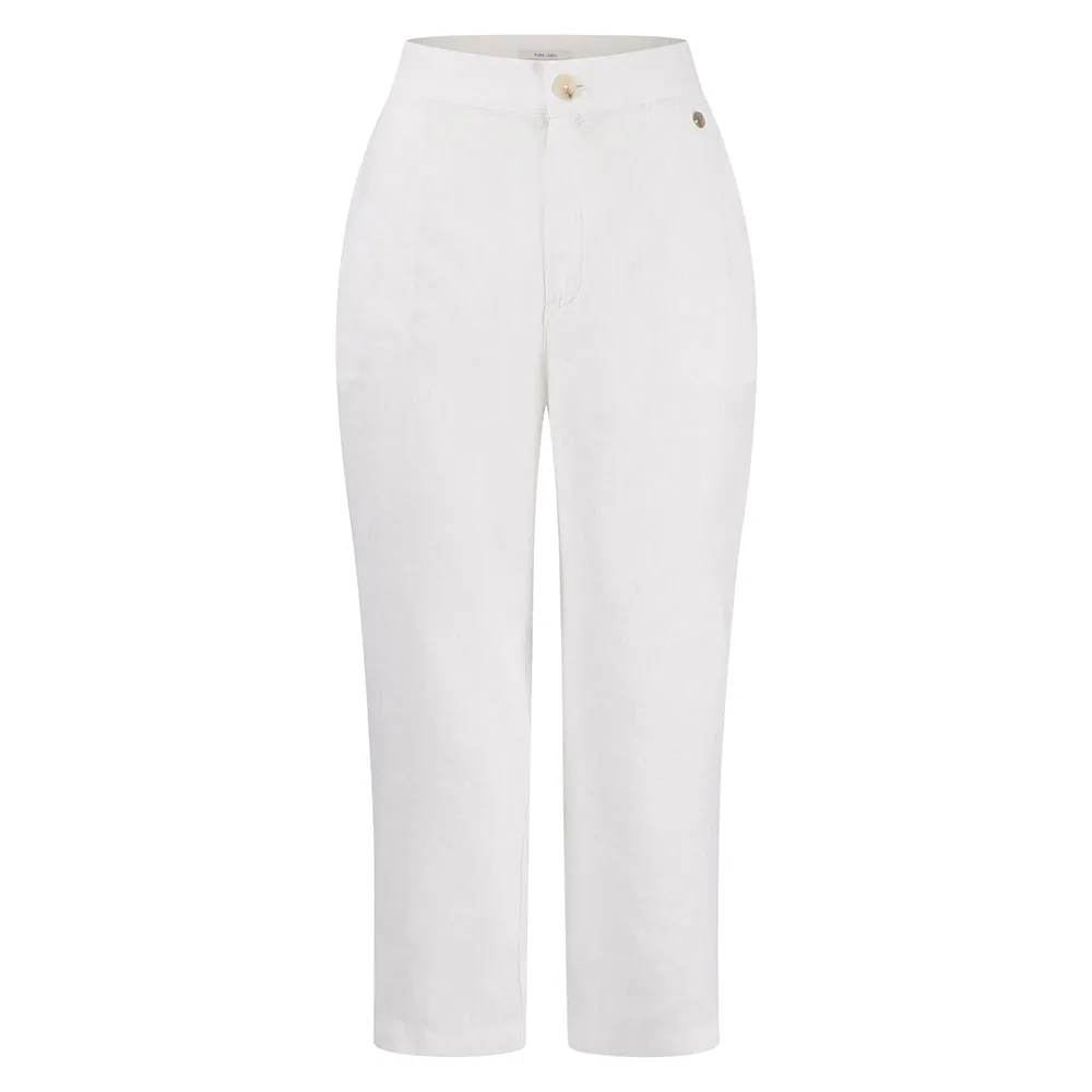 

Брюки Fynch Hatton 7/8 Linen Mix, белый