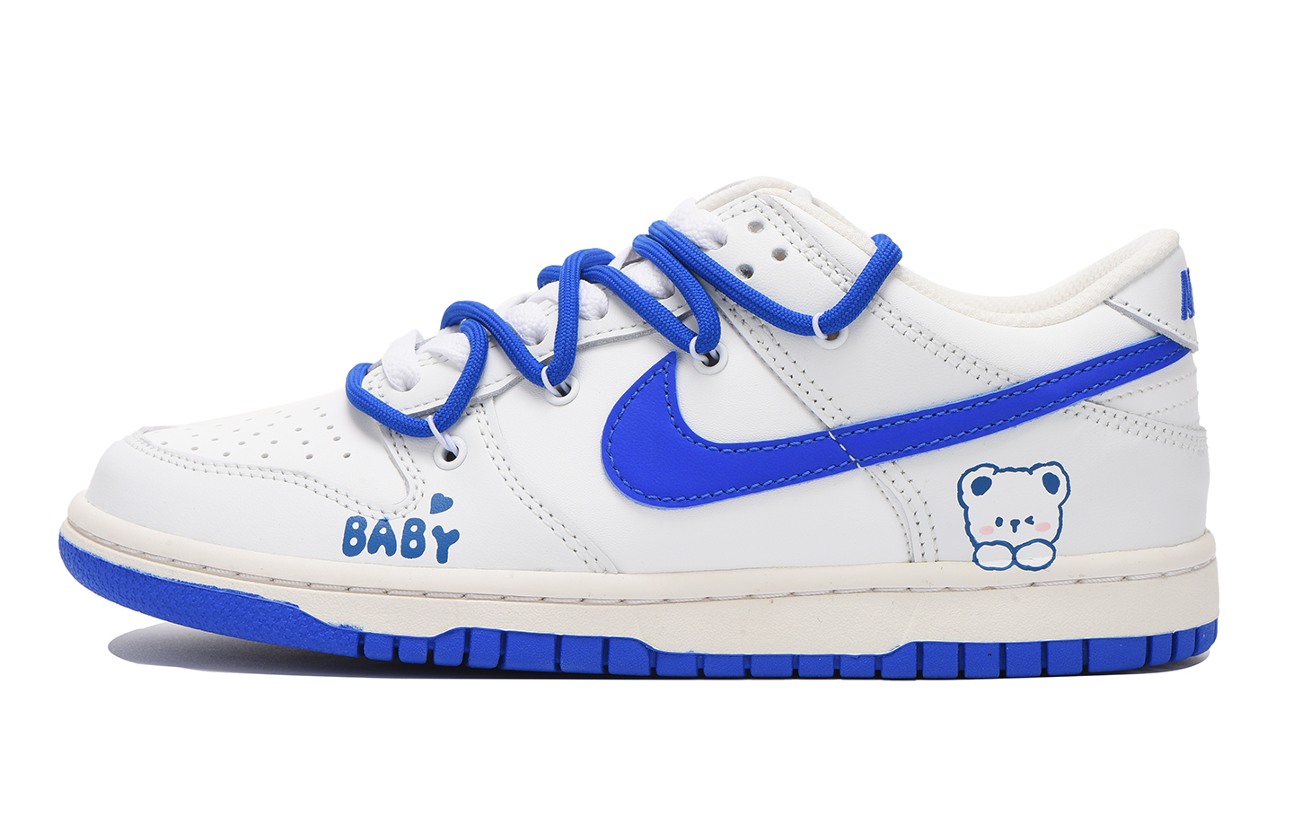 

Кроссовки Nike Dunk Skateboard Shoes Women's Low-Top Blue