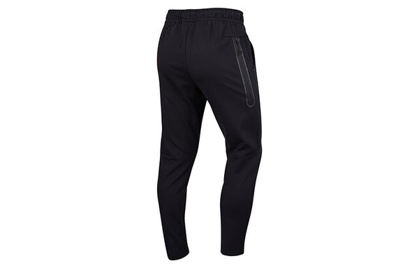 Брюки sportswear logo casual knit drawstring sports long pants black Nike, черный — фото 2