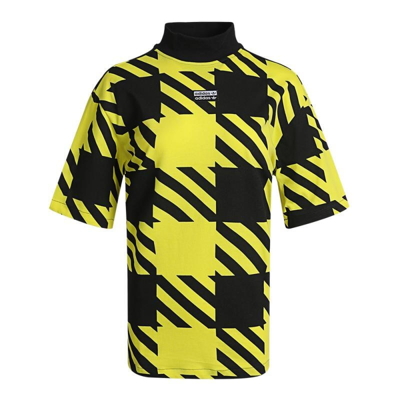 

Adidas Originals Футболка с рукавом дроп-шолдер женская желтая черная, Черный, Adidas Originals Футболка с рукавом дроп-шолдер женская желтая черная