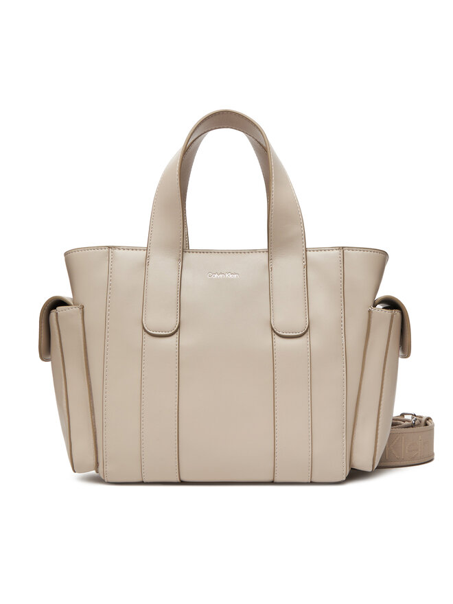 

Сумка Calvin Klein Webbing Strap Small Tote LV04F3290G Écru